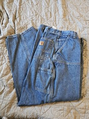 Carhartt Dark Blue  Carpenter Jeans Loose Original Fit 46x30